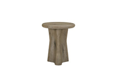 English Knotty Oak Drop Accent Table