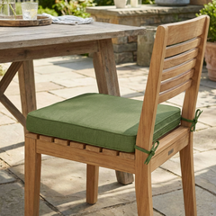 Noah Outdoor Dining Chair Cushion, Green