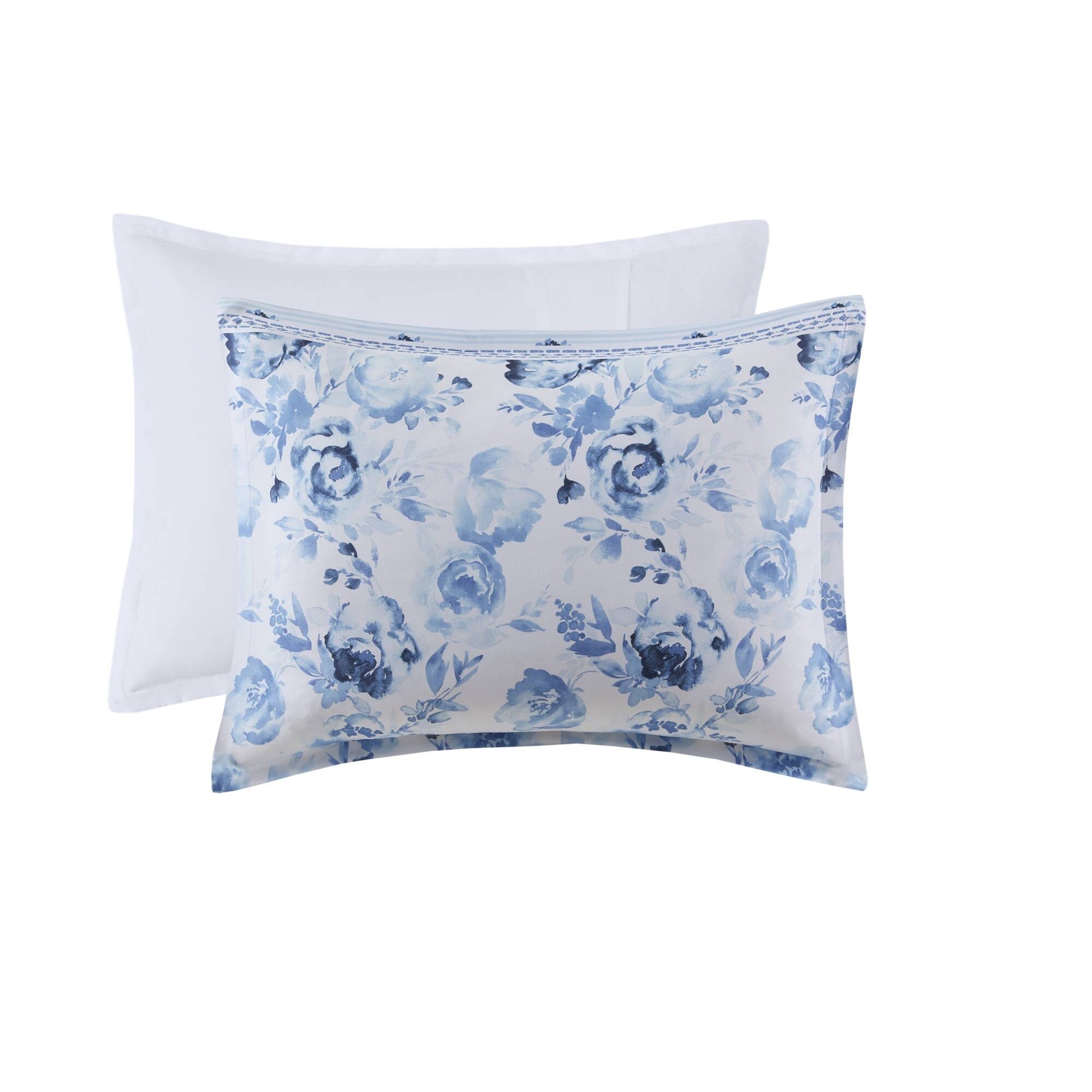 Floral Striped Duvet Cover Set Twin/Twin XL