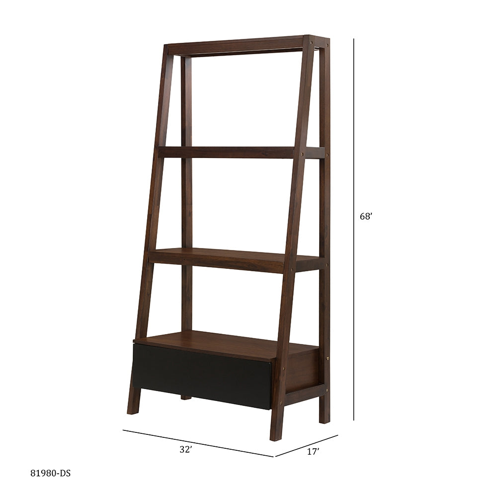 32x17x68" Ladder Shelf, Ladder Style Display Shelf