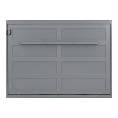 Queen Size Murphy Bed Wall Bed,Gray