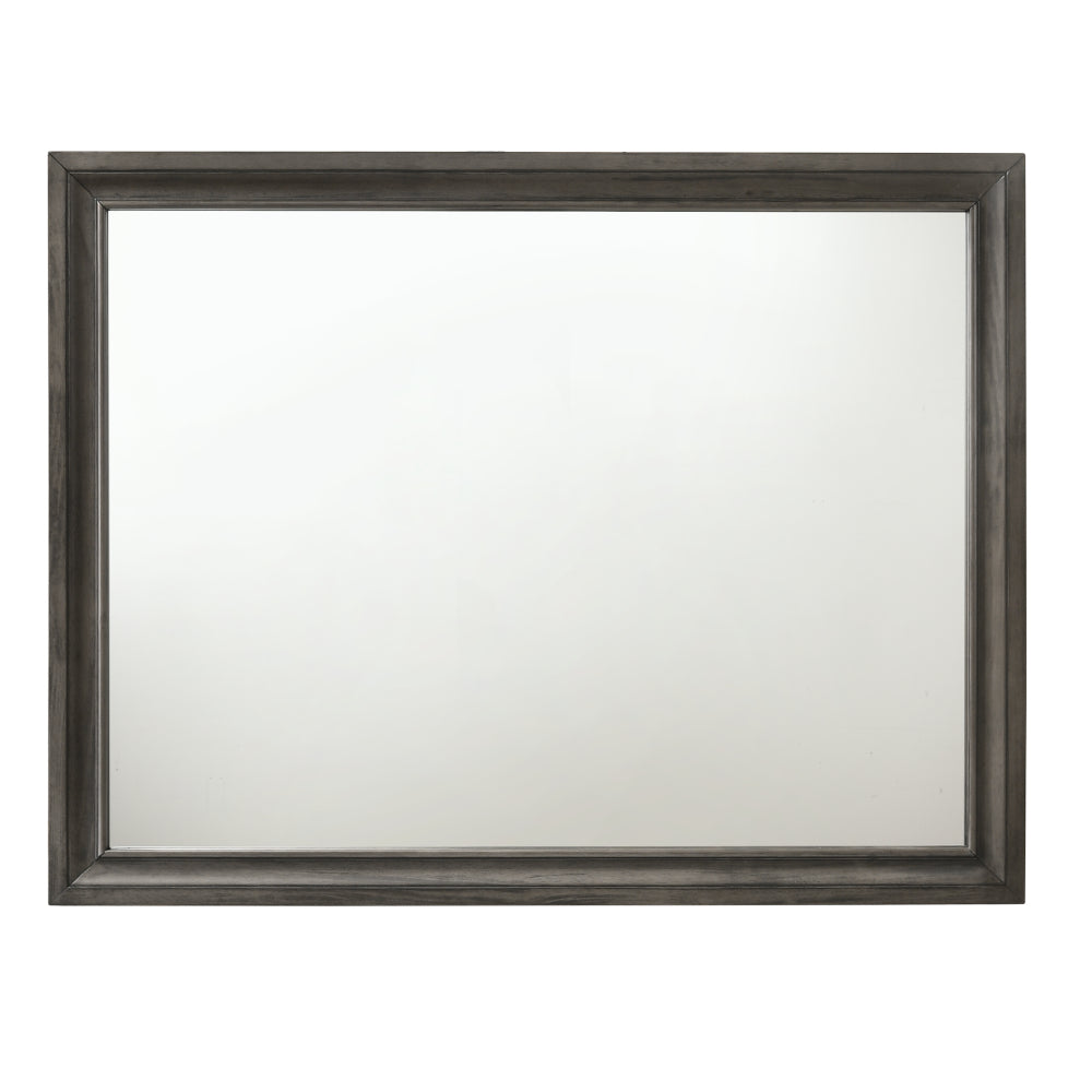 Naima Gray Finish Mirror