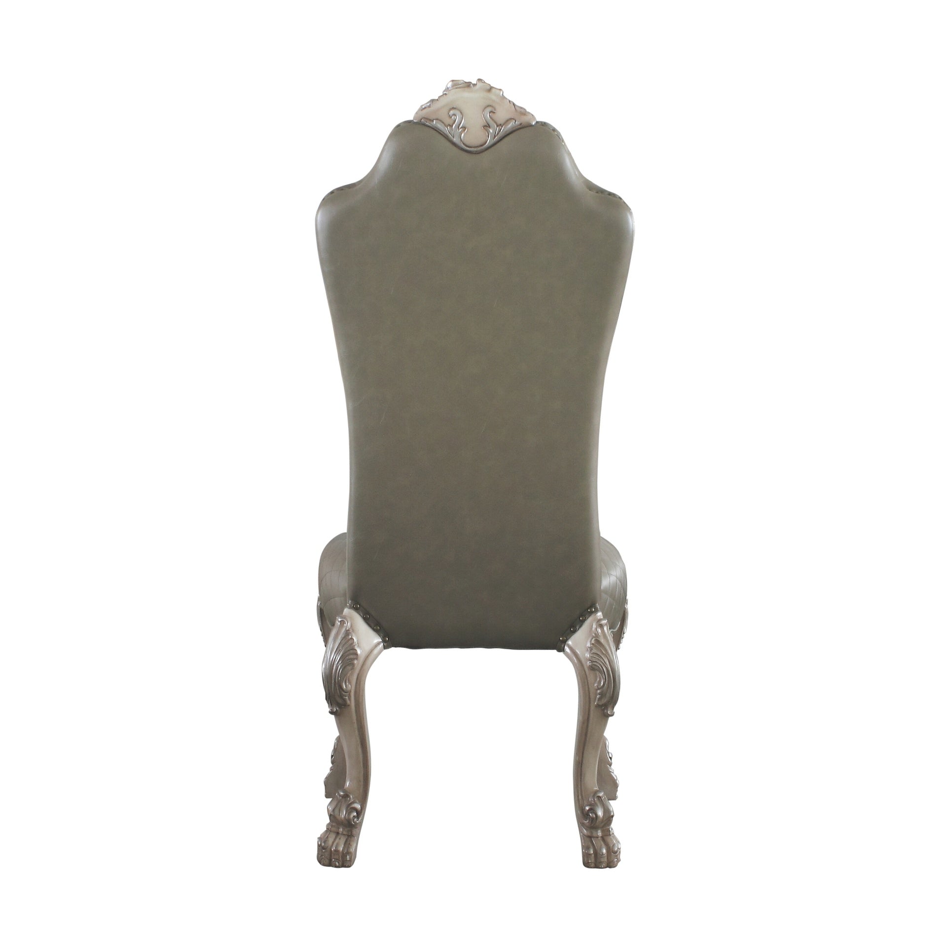 Grey and Vintage Bone White Side Chairs (Set of 2)