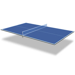 8.5ft Blue Mid-Size Ping Pong Conversion Top Foldable & Portable Table Tennis Table Top for Indoor Games