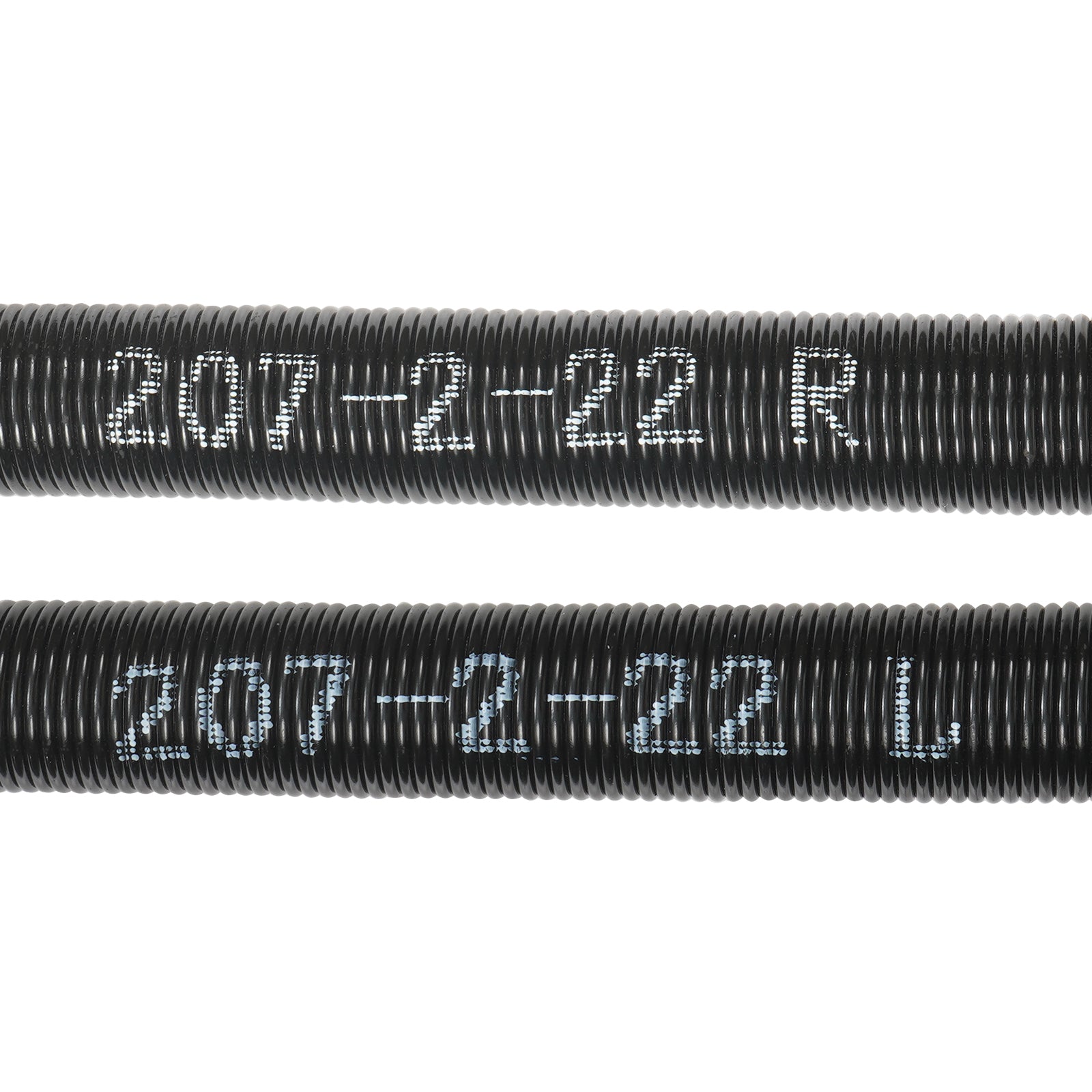 Garage Door Torsion Springs, Pair of 0.207 x 2 x 22inch, 16000 Cycles, Garage Door Springs with Non-Slip Winding Bars, Gloves and Mounting Wrench, Electrophoresis Coated for Replacement