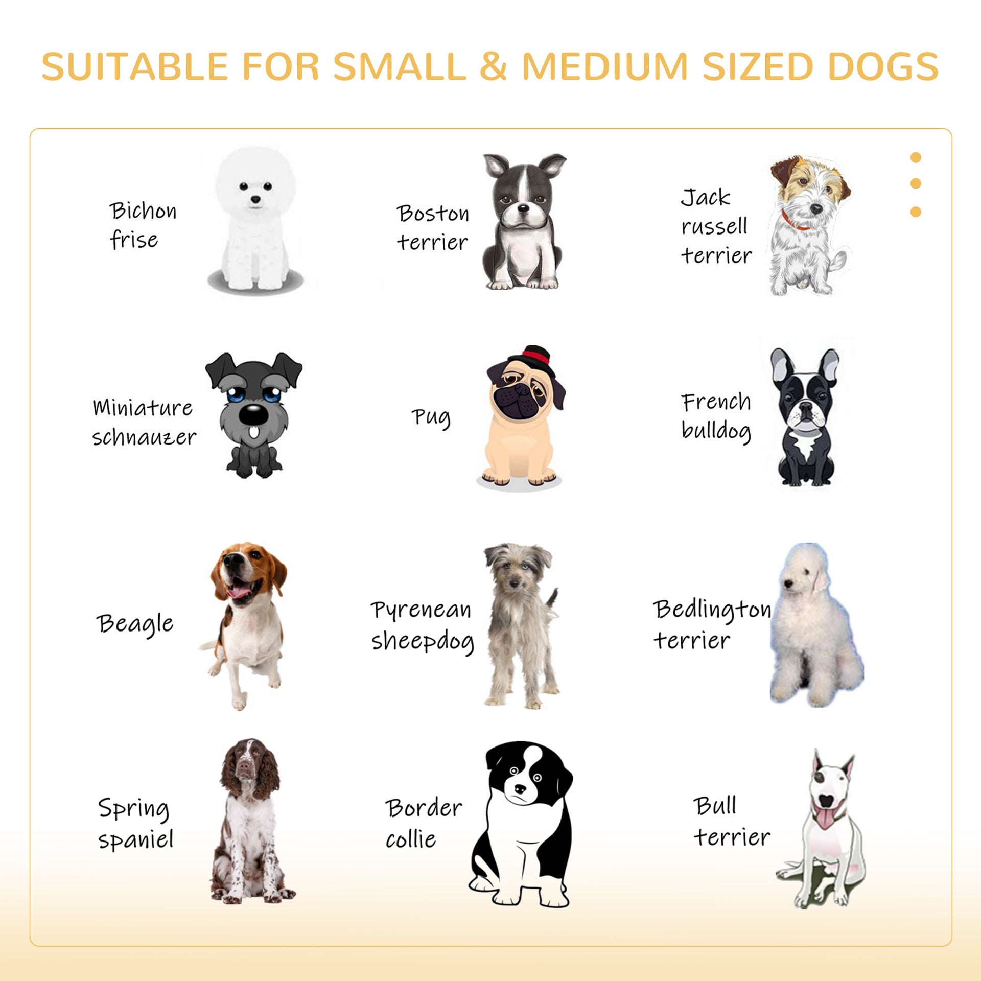 PawHut Furniture Style Dog Crate End Table with Removable Door Panel, Dog Crate Bed with Foam Cushion, Safety Lock, Indoor Use, for Small & Medium Dogs, Brown