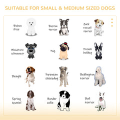 PawHut Furniture Style Dog Crate End Table with Removable Door Panel, Dog Crate Bed with Foam Cushion, Safety Lock, Indoor Use, for Small & Medium Dogs, Brown