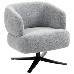 Cuddle-style leisure swivel sofa chair, suitable for balconies, studies and living rooms,  grey