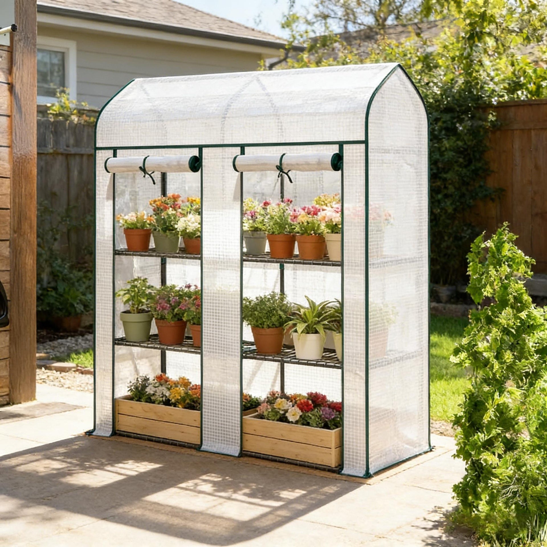Portable Greenhouse,Spacious Mini Greenhouse
