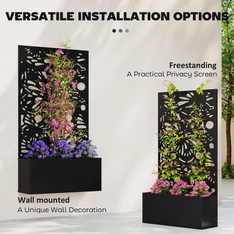 Stylish Plant Bed,Freestanding or Wall Mounted Plant Bed