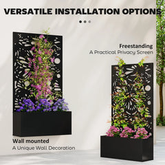 Stylish Plant Bed,Freestanding or Wall Mounted Plant Bed