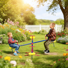 Outdoor Playground Equipment,Kids Seesaw Swivel Teeter Totter