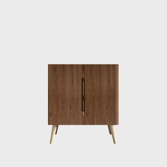 CC0430F305 Etna 30" Striped Walnut Bathroom Vanity WITHOUT Sink, Freestanding Bathroom Cabinet for Modern Bathroom