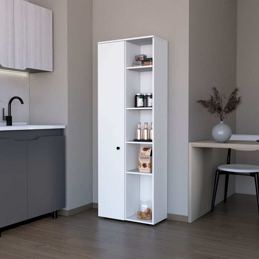 Multistorage Kitchen Pantry Lane, Kitchen, White