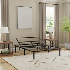 Black Head Up Only Queen Adjustable Bed Base