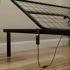 Black Head Up Only Queen Adjustable Bed Base