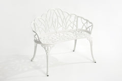 Cast aluminium bench
