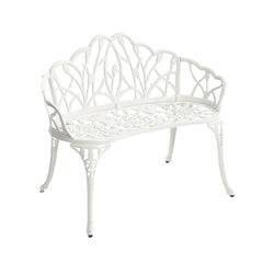 Cast aluminium bench