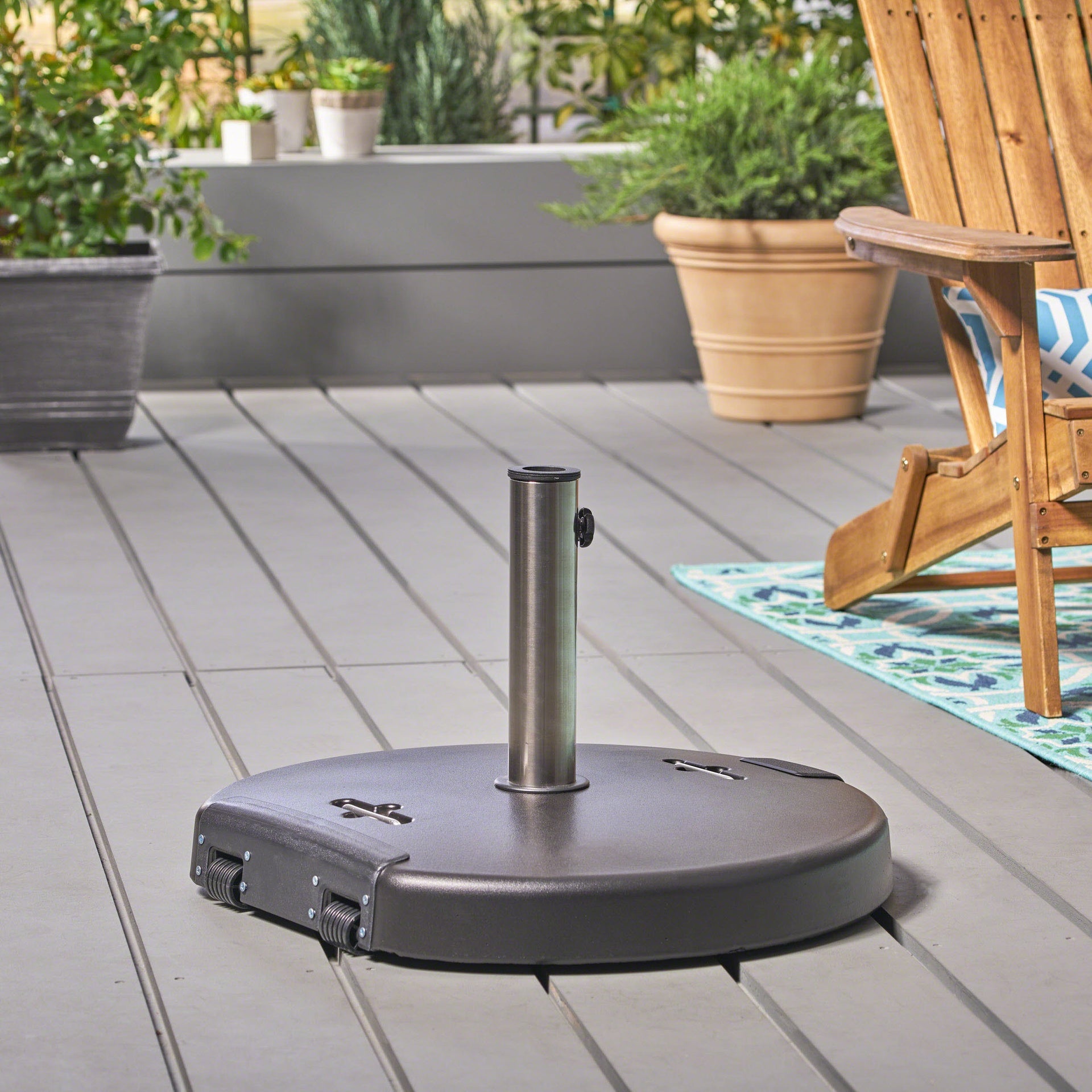 MOTA UMBRELLA BASE - ROUND  132 LBS