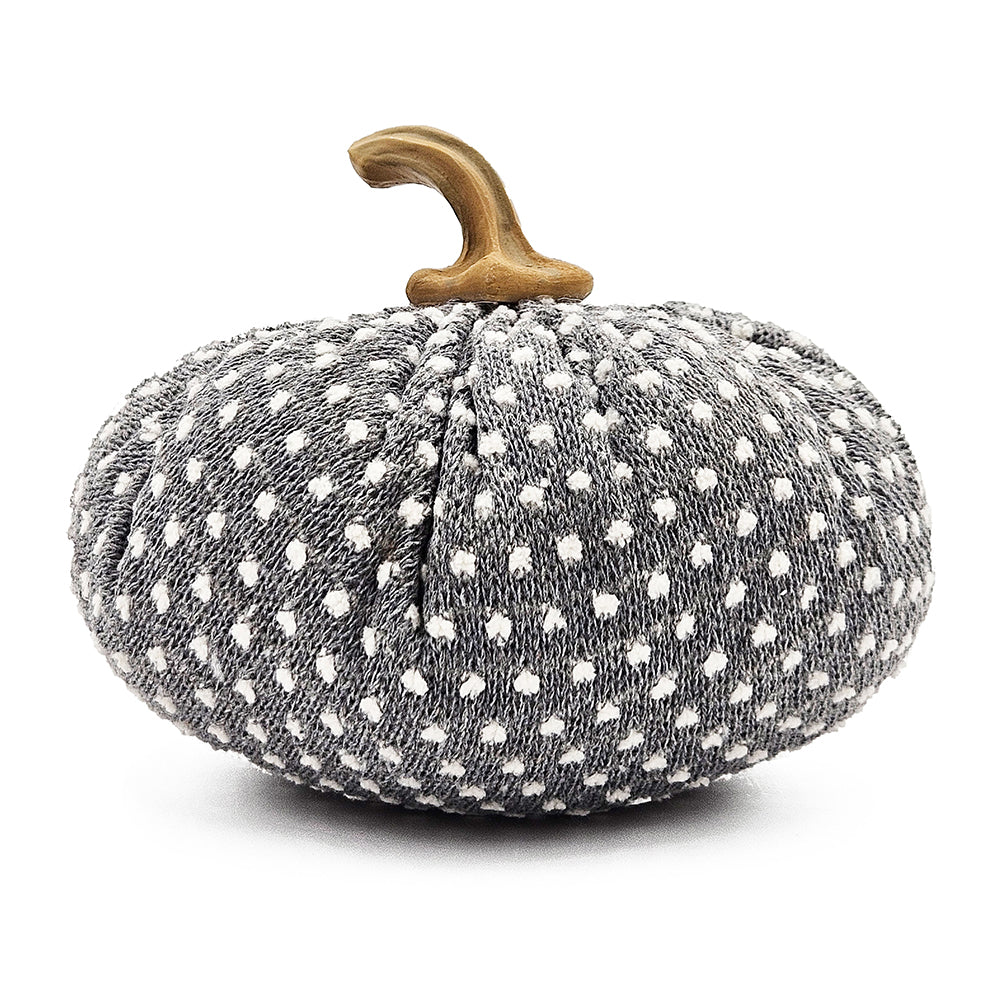 Set of 3, 7.5x7.5x5.5" Pumpkin, Pumpkin Ornament Decor for Holiday Harvest Festival Fall Festival & Thanksgiving
