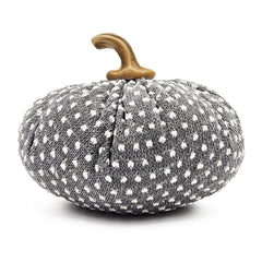 Set of 3, 7.5x7.5x5.5" Pumpkin, Pumpkin Ornament Decor for Holiday Harvest Festival Fall Festival & Thanksgiving