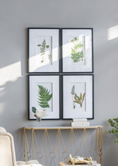 Set of 4 Botanical Black And White Fern Wall Art , Wall Decor for Living Room Dining Room  Entryway, 20" x 28"