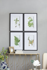 Set of 4 Botanical Black And White Fern Wall Art , Wall Decor for Living Room Dining Room  Entryway, 20" x 28"