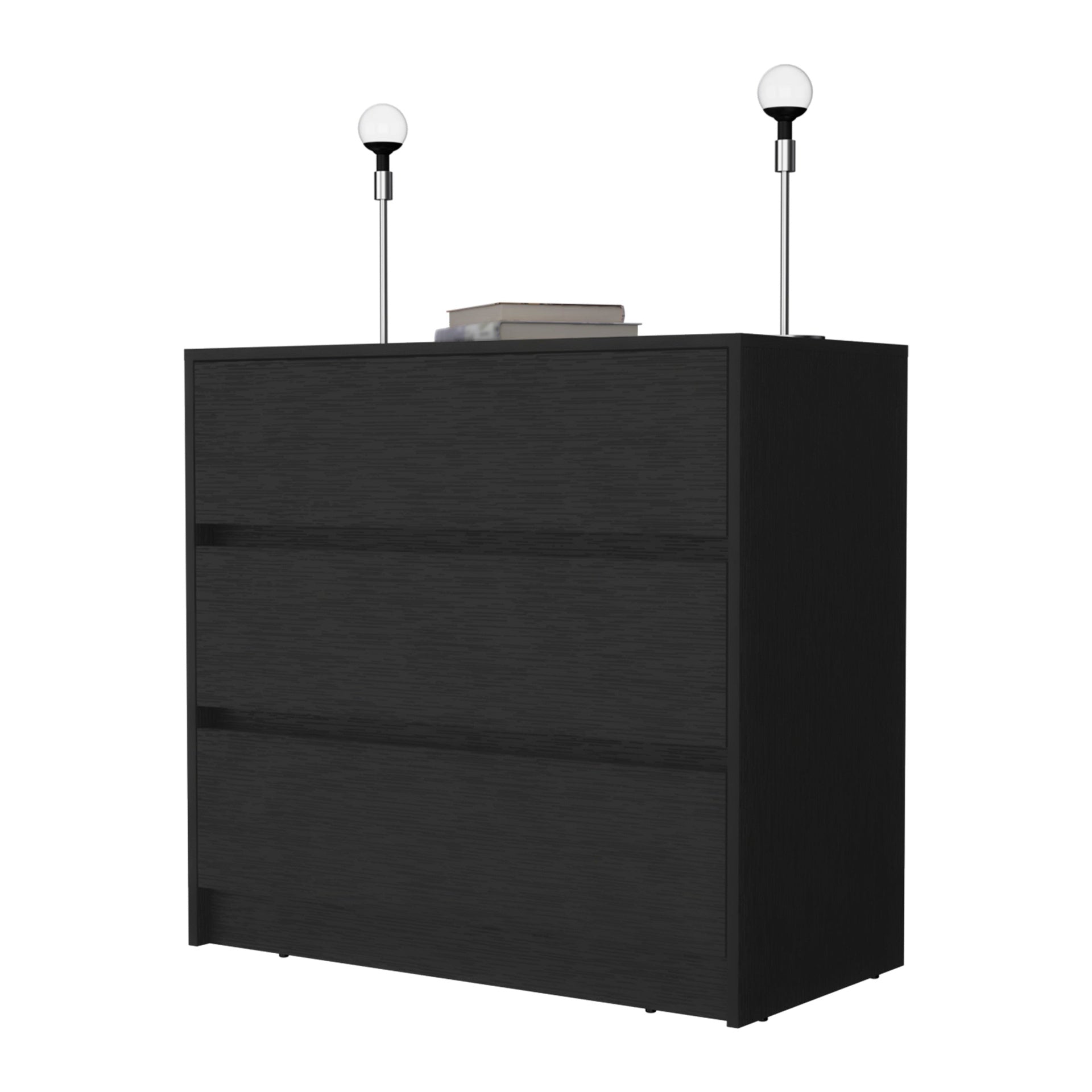 Wenge 3-Drawer Dresser