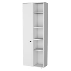 White 1-Door Multistorage Kitchen Pantry