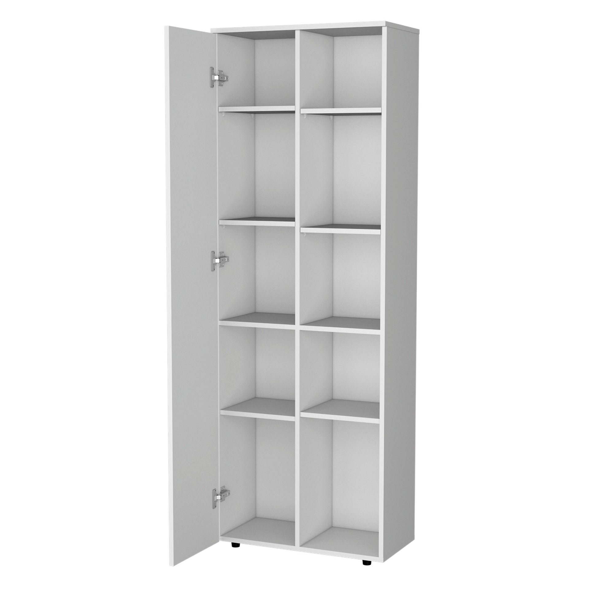 White 1-Door Multistorage Kitchen Pantry