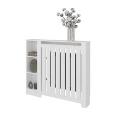 Radiator Cover Cabinet, 3 Shelves, White