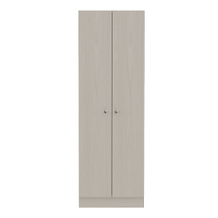 Multistorage Cabinet 71" H, Two Doors, Five Internal Shelves, white washed Oak