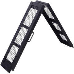80" Steel Loading Ramp, 800LBS Capacity, Portable Motorcycle Ramp, Folding ATV Ramp for Pick up Truck, Black, Pack of PAIR