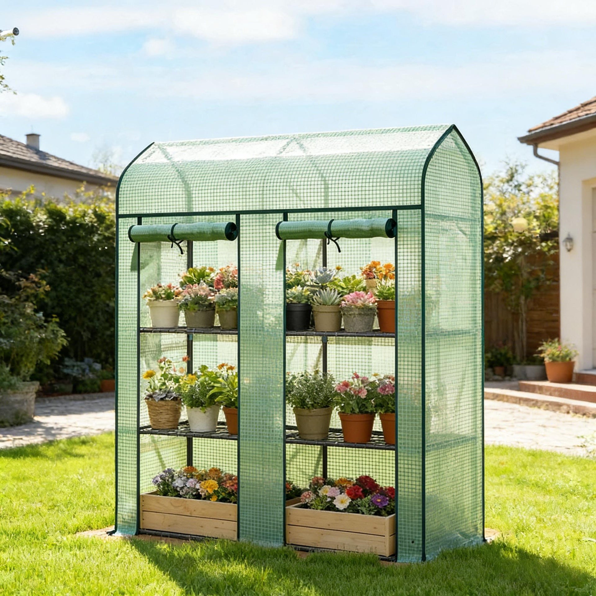 Spacious Mini Greenhouse,Portable Greenhouse