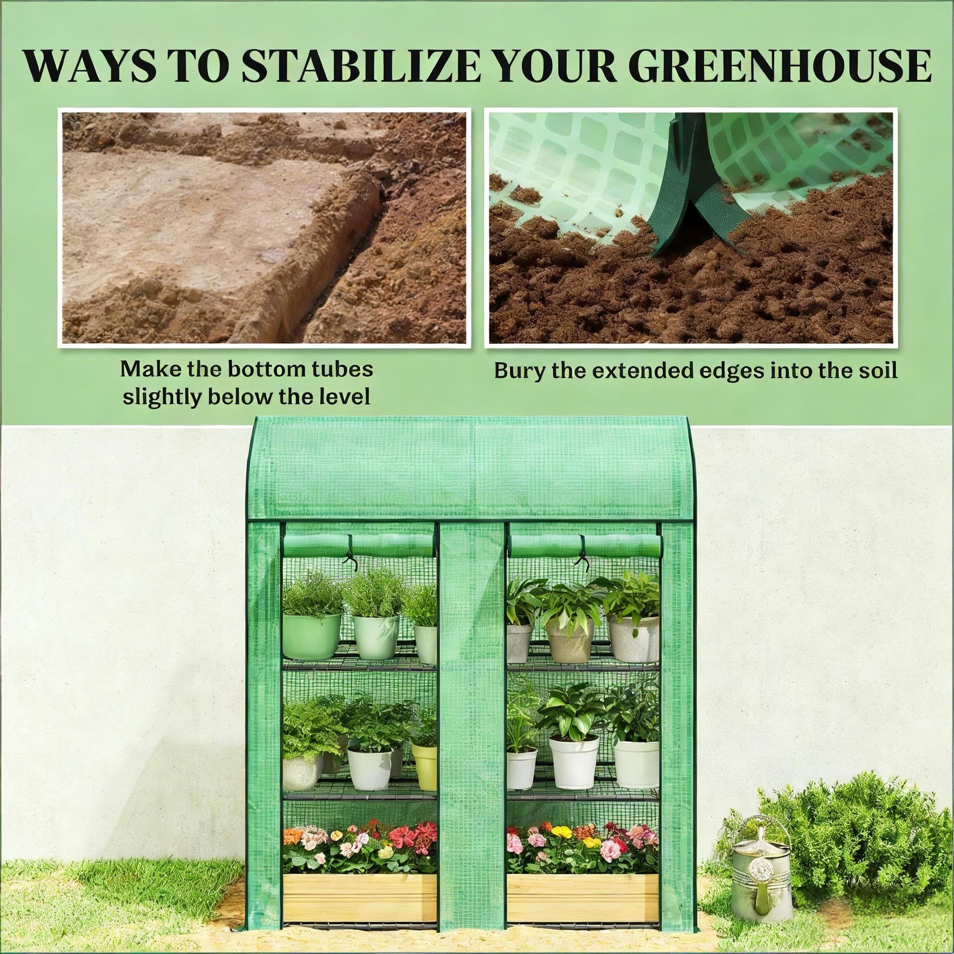 Spacious Mini Greenhouse,Portable Greenhouse