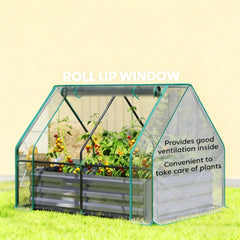 2-in-1 Raised Planter Greenhouse,Raised Garden Bed,Planter Raised Bed