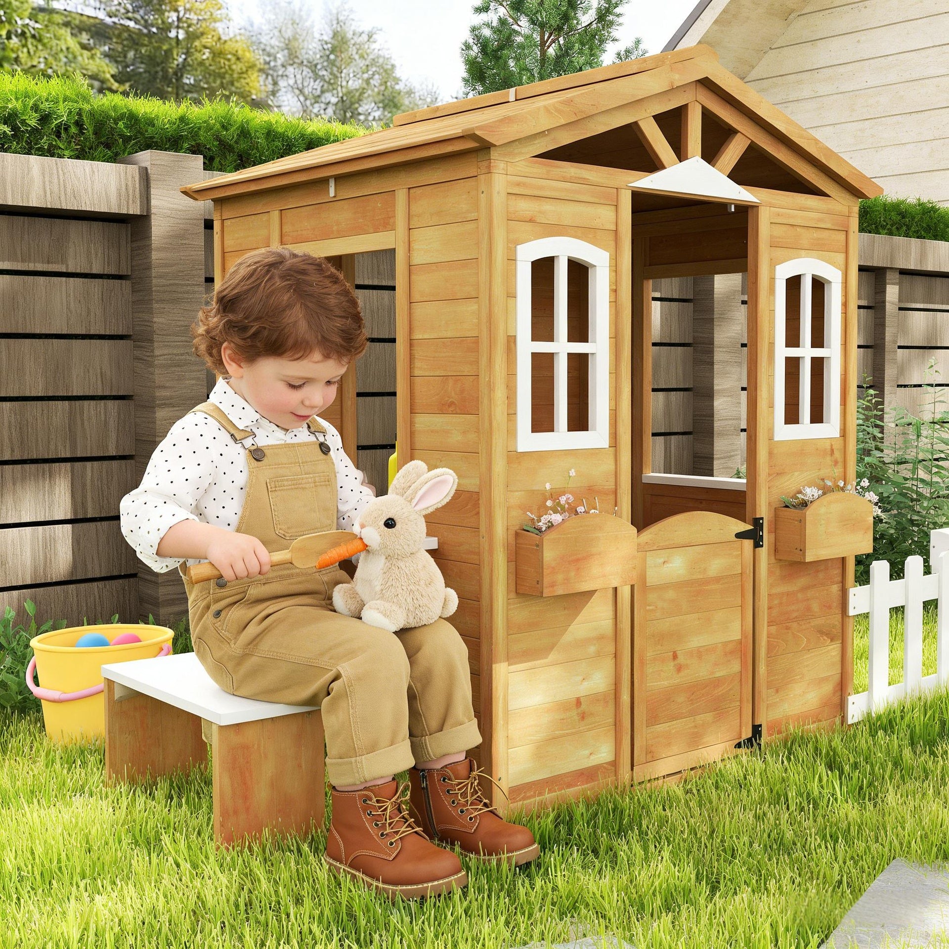 Wooden Playhouse,Outdoor Playhouse