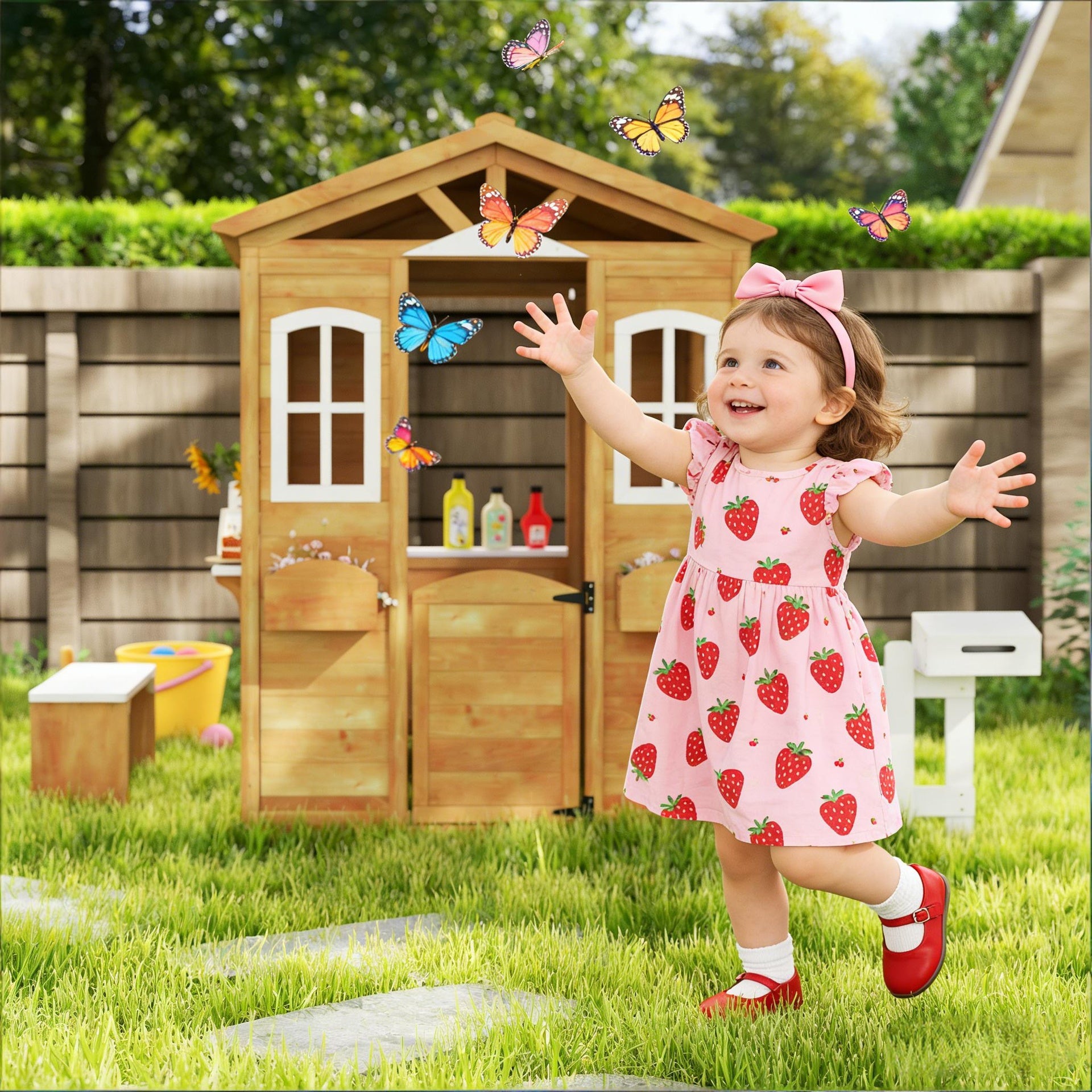 Wooden Playhouse,Outdoor Playhouse