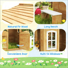 Wooden Playhouse,Outdoor Playhouse