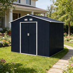 Spacious Metal Tool Shed,Outdoor Storage Shed