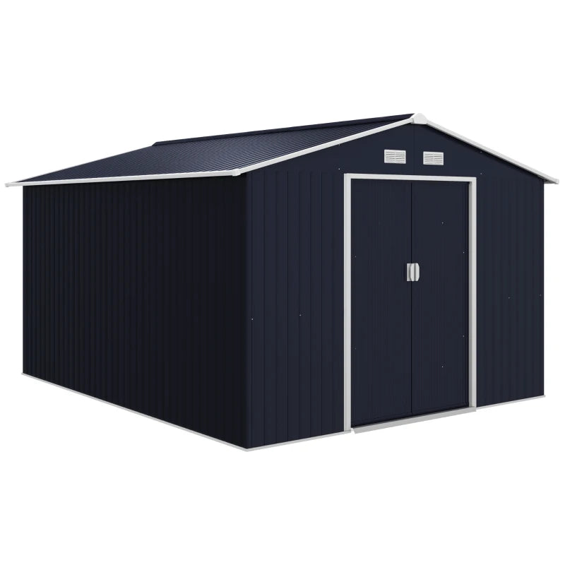 Spacious Metal Tool Shed,Outdoor Storage Shed