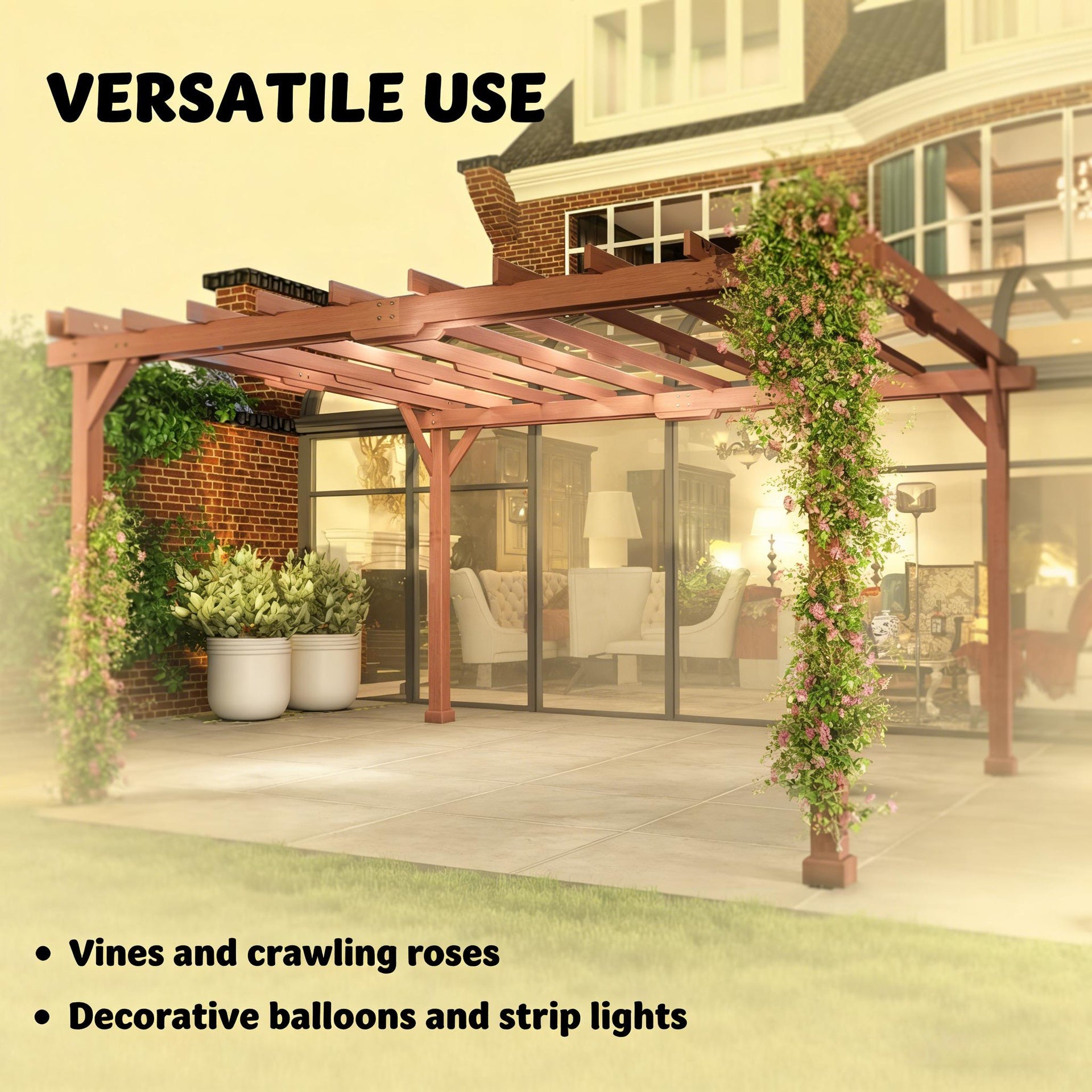 Garden Wooden Pergola,Outdoor Pergola