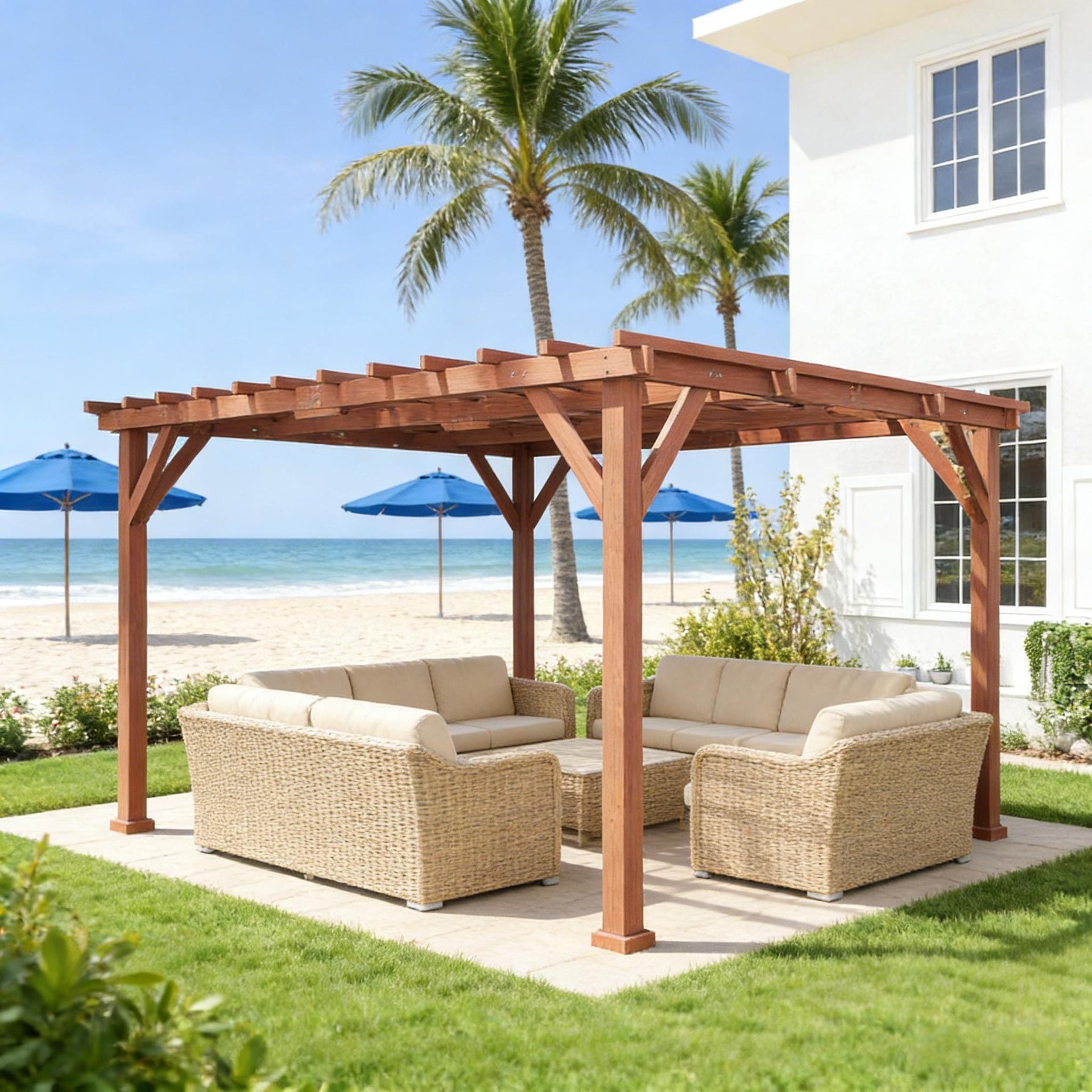 Wooden Pergola,Outdoor Pergola