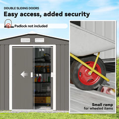 Garage Tool Shed,Large Outdoor Storage Shed