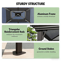 Outdoor Pergola Canopy,Pool BBQ Cooking Pergola Canopy