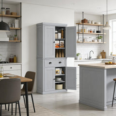 Tall Home Cabinet,Foyer Storage Cabinet,Kitchen Pantry Cabinet,Freestanding Storage Cabinet