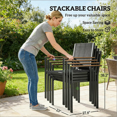 Conversation Table and Chairs Set,Outdoor Dining Set,Garden Table and Chairs Set