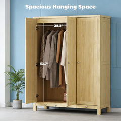 3 Doors Wardrobe Closet