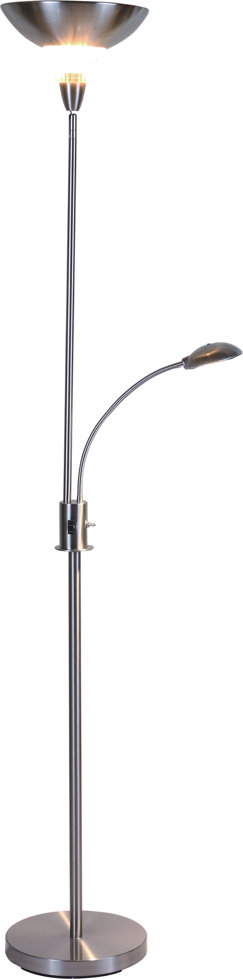 Torch lamp with LED reading light