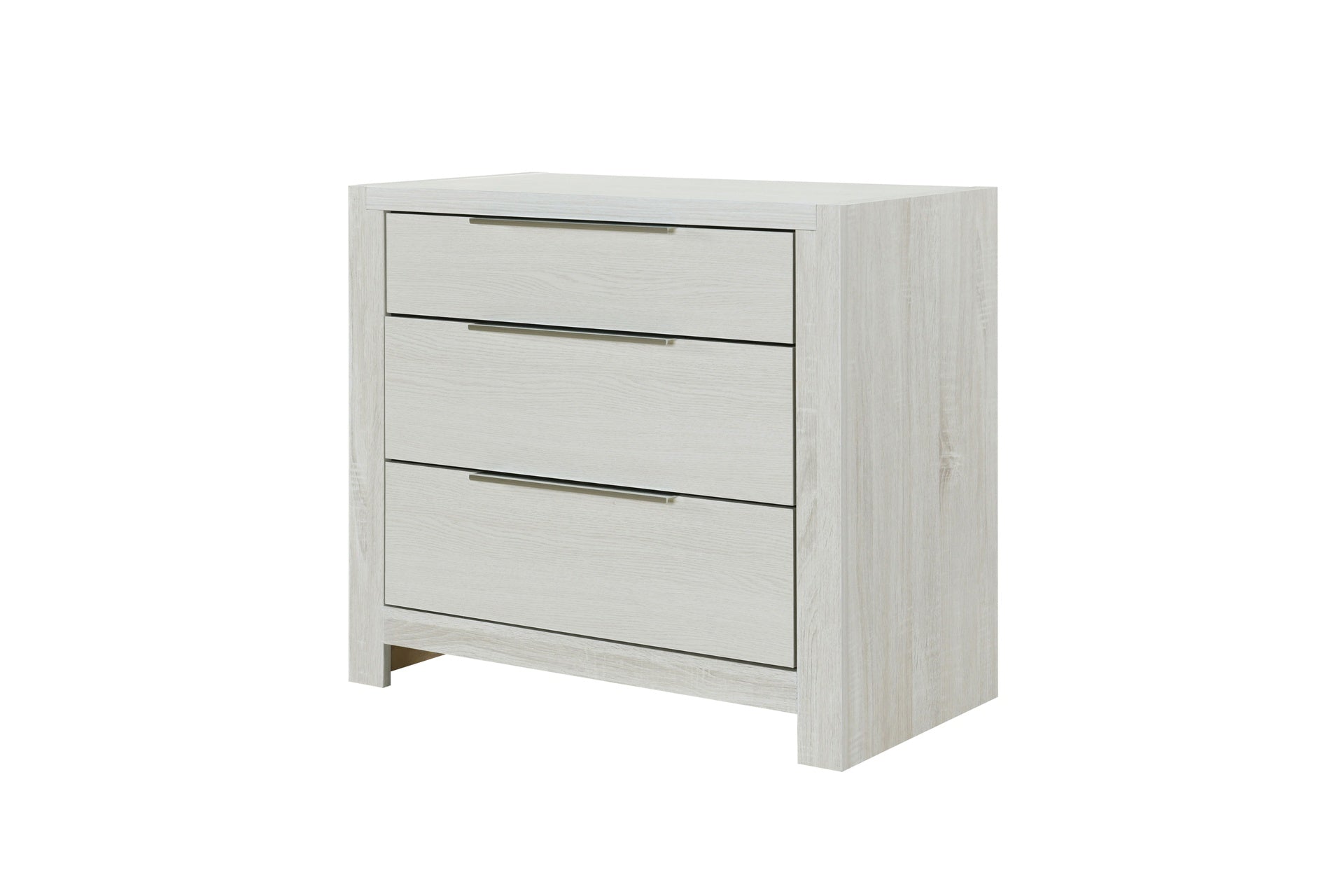 Jehoram Beige Nightstand, No Assembly Required